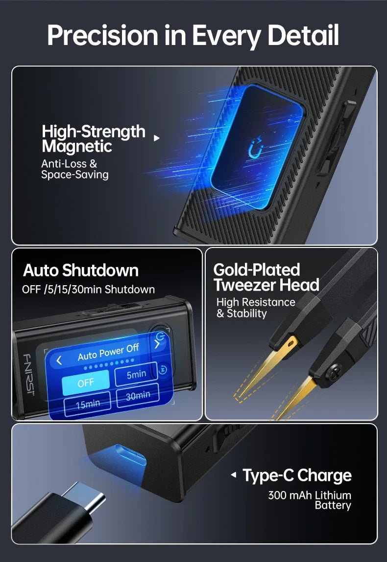 Load image into Gallery viewer, FNIRSI LCR - ST2 100K LCR ESR Meter 2 - in - 1 Digital Tweezers Bridge – (Image 8, ) – FNIRSI AMPANOVA
