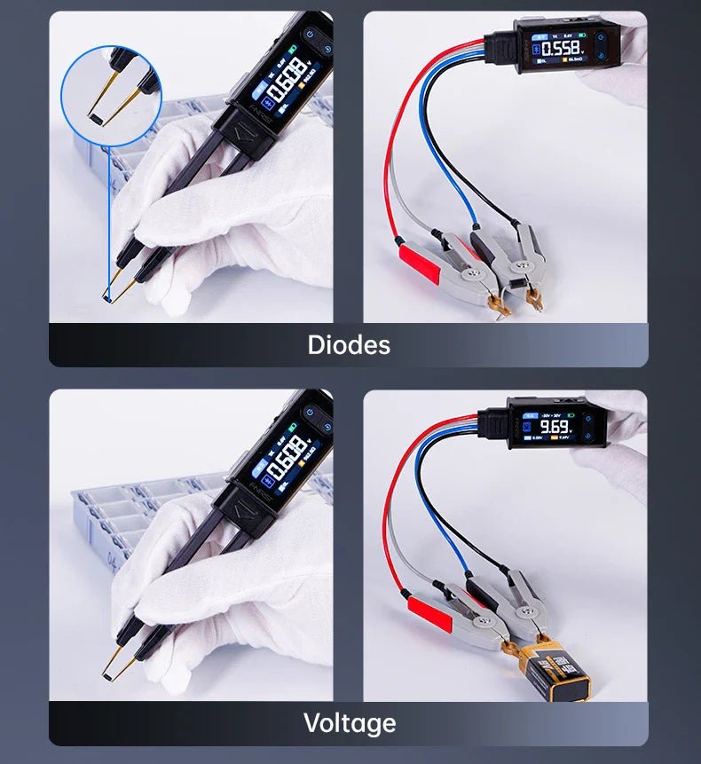Load image into Gallery viewer, FNIRSI LCR - ST2 100K LCR ESR Meter 2 - in - 1 Digital Tweezers Bridge – (Image 7, ) – FNIRSI AMPANOVA
