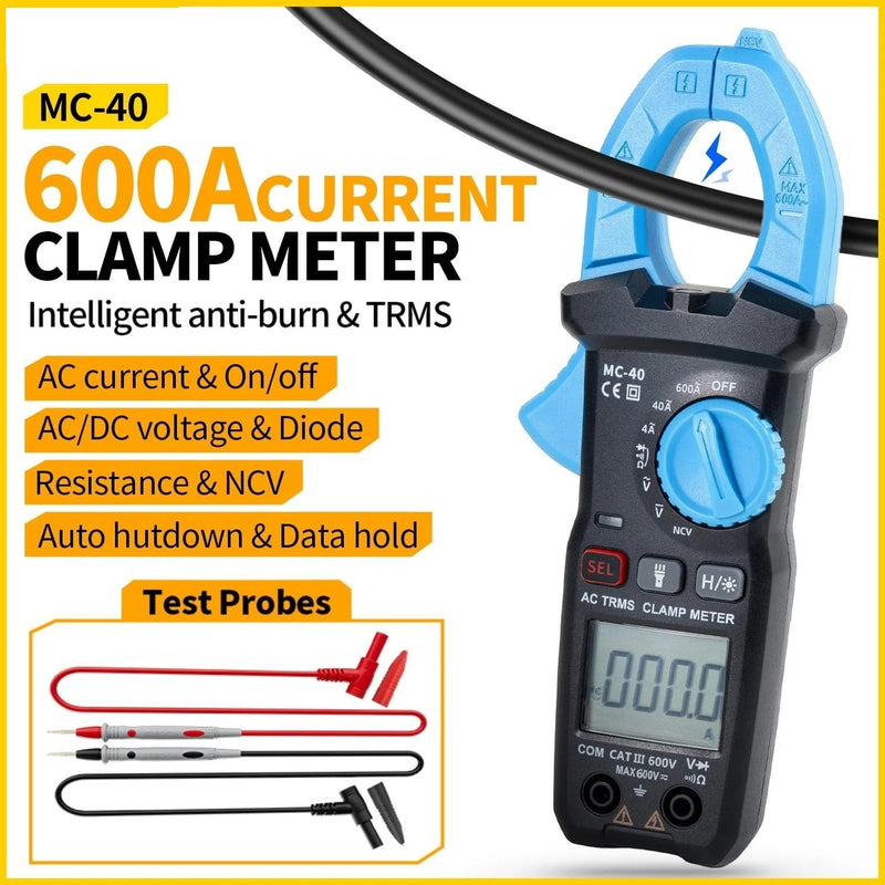 Load image into Gallery viewer, FNIRSI MC - 40 Clamp Meter Digital Multimeter (2) - FN - MC - 40 - CM - DM - FNIRSI - AMPANOVA
