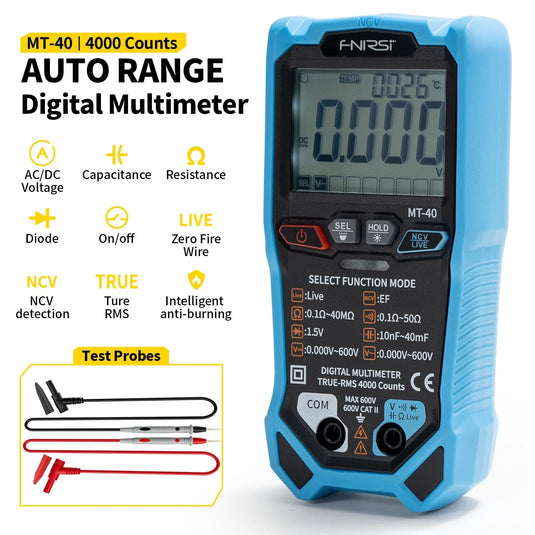 FNIRSI MT - 40 Smart Digital Multimeter (2) - FN - MT - 40 - SDM - FNIRSI - AMPANOVA