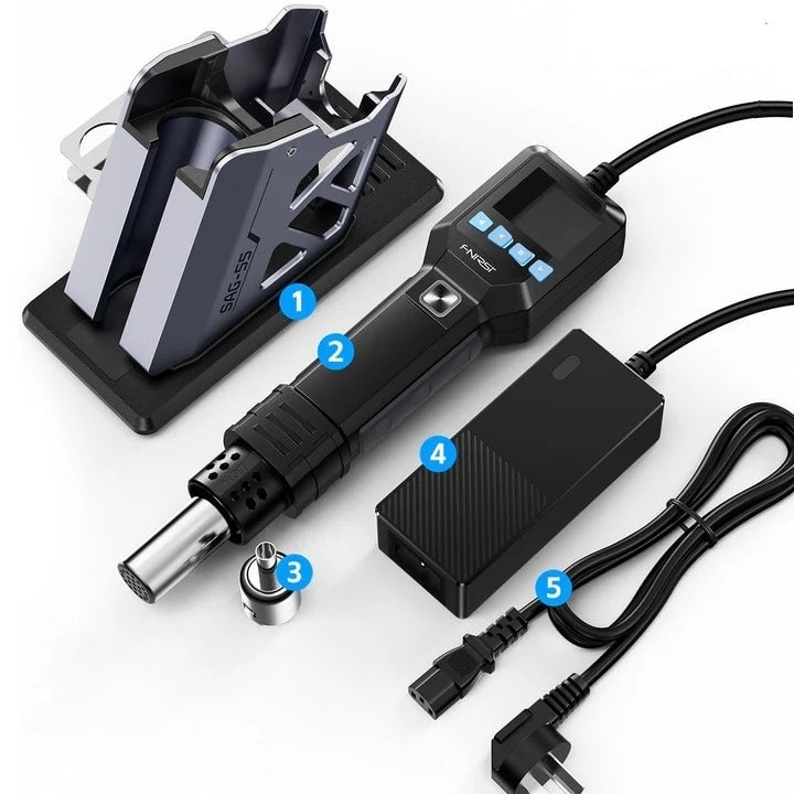 Load image into Gallery viewer, FNIRSI SAG - 55 Handheld Portable Hot Air Gun 550W High - Power Set 2 - Pro – (Image 3, ) – FNIRSI AMPANOVA
