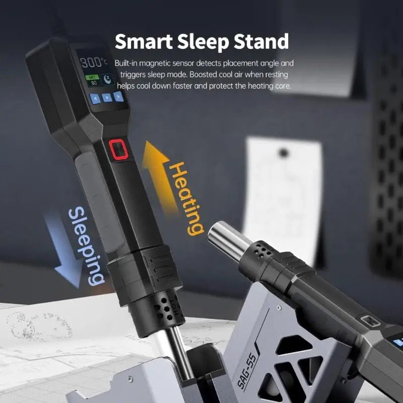 Load image into Gallery viewer, FNIRSI SAG - 55 Handheld Portable Hot Air Gun 550W High - Power Set 2 - Pro – (Image 7, ) – FNIRSI AMPANOVA
