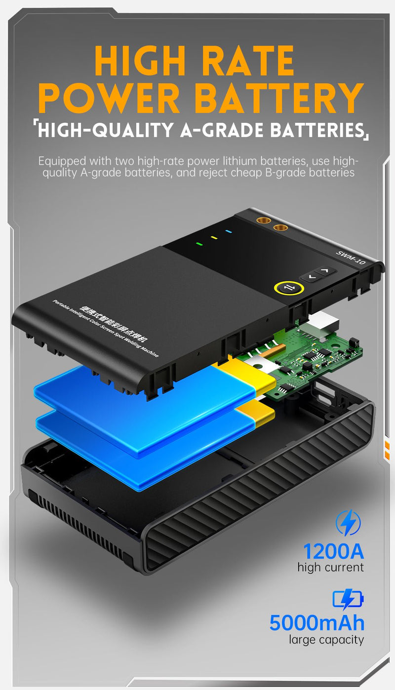 Load image into Gallery viewer, FNIRSI SWM - 10 Portable Battery Spot Welder (4) - FN - SWM - 10 - PBSW - Fnirsi - ALTWAYLAB
