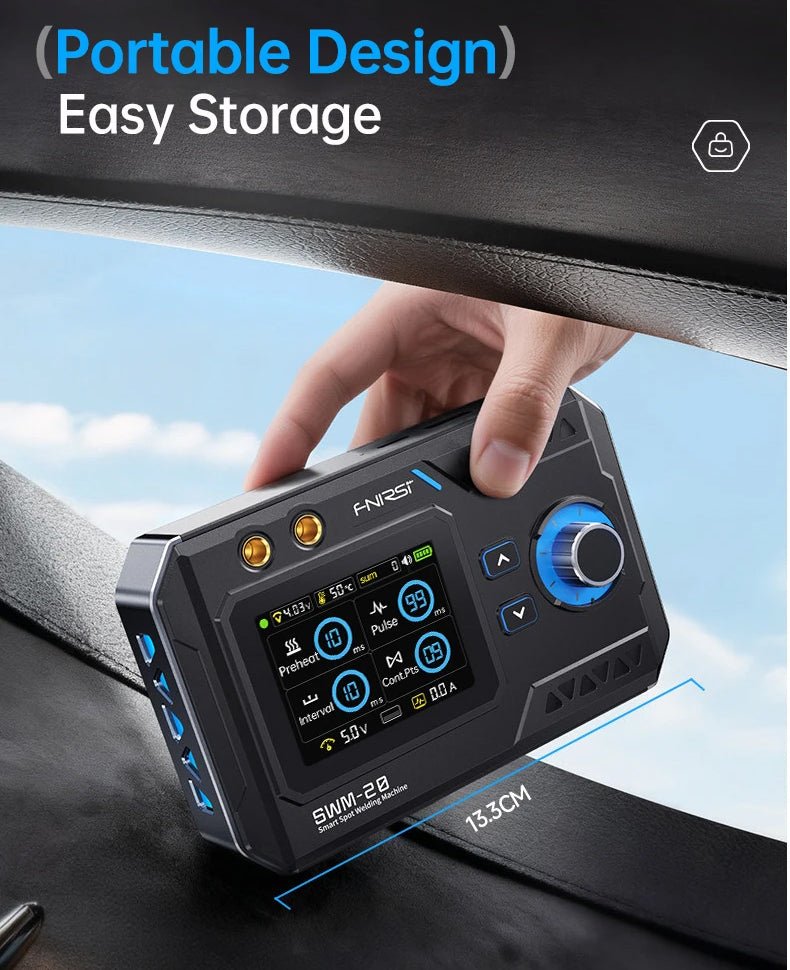 Load image into Gallery viewer, FNIRSI SWM-20 Portable Intelligent Spot Welding Machine – (Image 7, battery) – FNIRSI AMPANOVA
