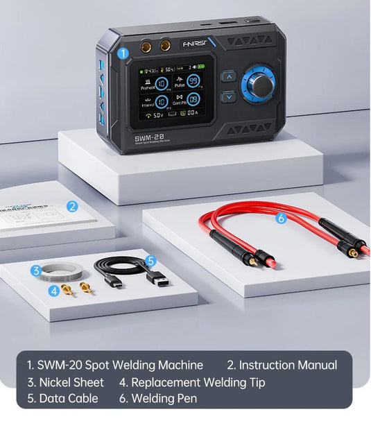 FNIRSI SWM-20 Portable Intelligent Spot Welding Machine – (Image 10, battery) – FNIRSI AMPANOVA