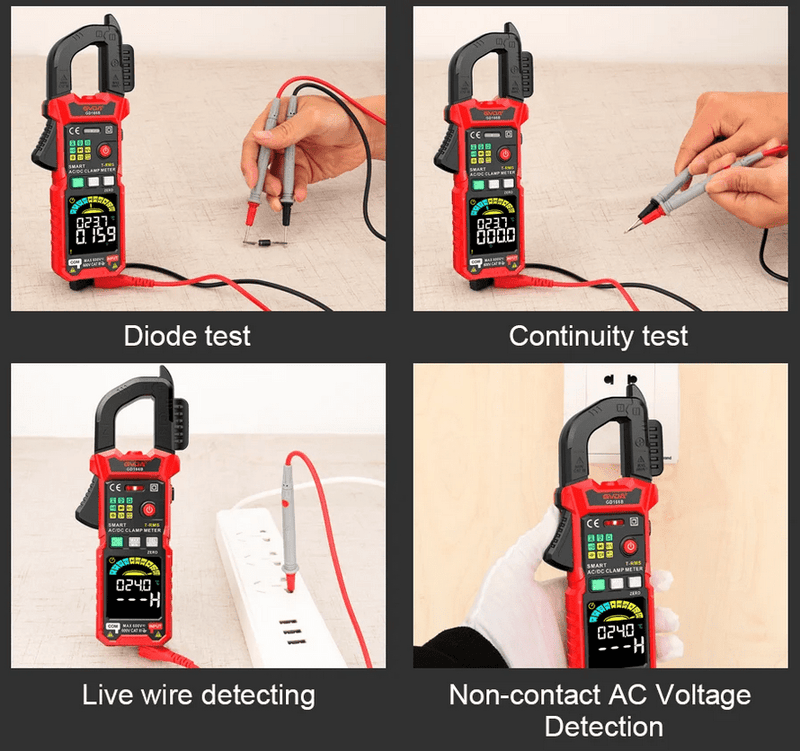 Load image into Gallery viewer, GVDA Digital Clamp Meter GD166/168 – (Image 38, imp) – GVDA AMPANOVA
