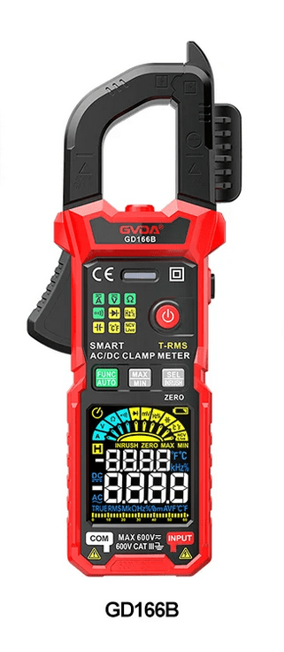 Load image into Gallery viewer, GVDA Digital Clamp Meter GD166/168 – (Image 28, imp) – GVDA AMPANOVA

