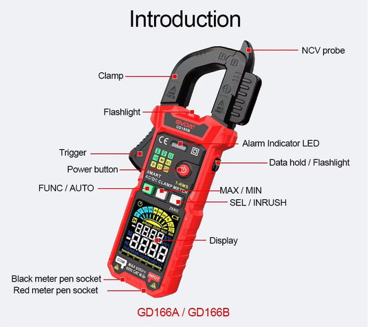 GVDA Digital Clamp Meter GD166/168 – (Image 13, imp) – GVDA AMPANOVA