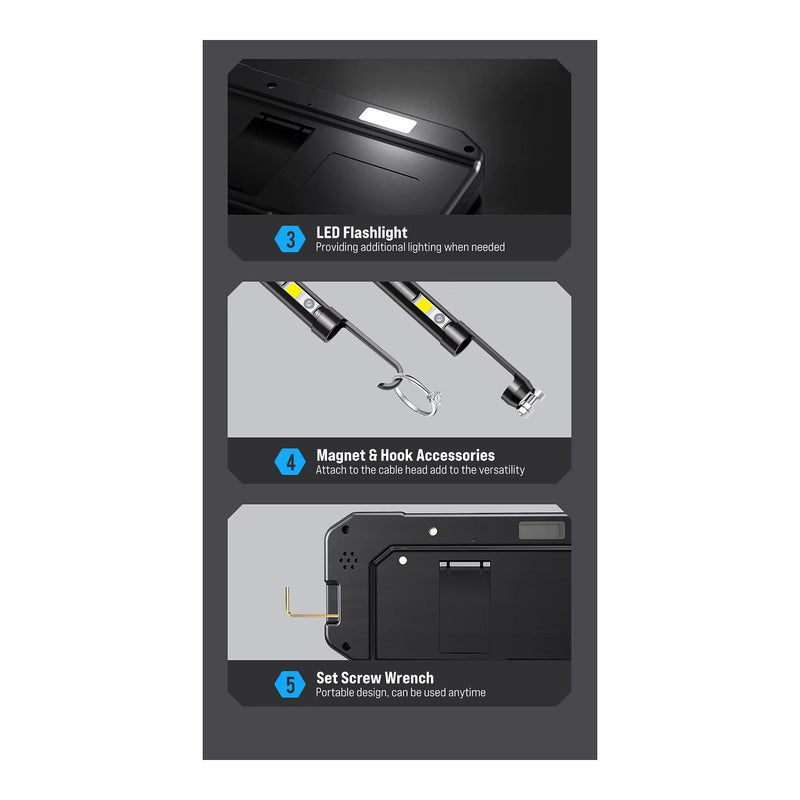 Load image into Gallery viewer, GVDA ES02 Industrial Endoscope 4.5in Screen – Inspection Camera (Image 5, ) – GVDA AMPANOVA

