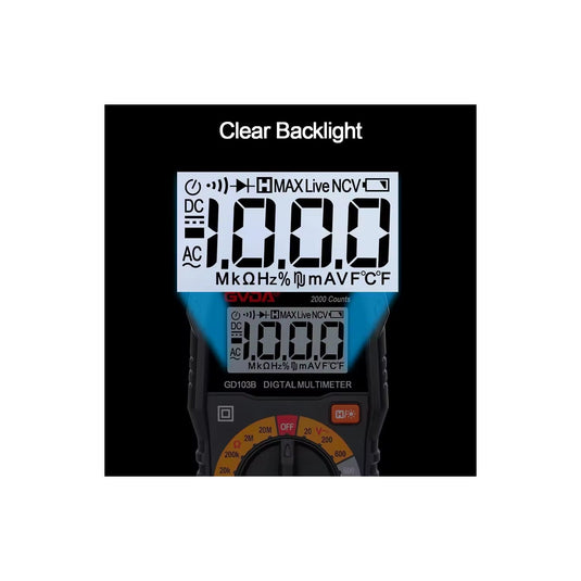 GVDA GD103B 2000 Counts Manual Range Pocket Digital Multimter – Multimeter (Image 15, ) – GVDA AMPANOVA