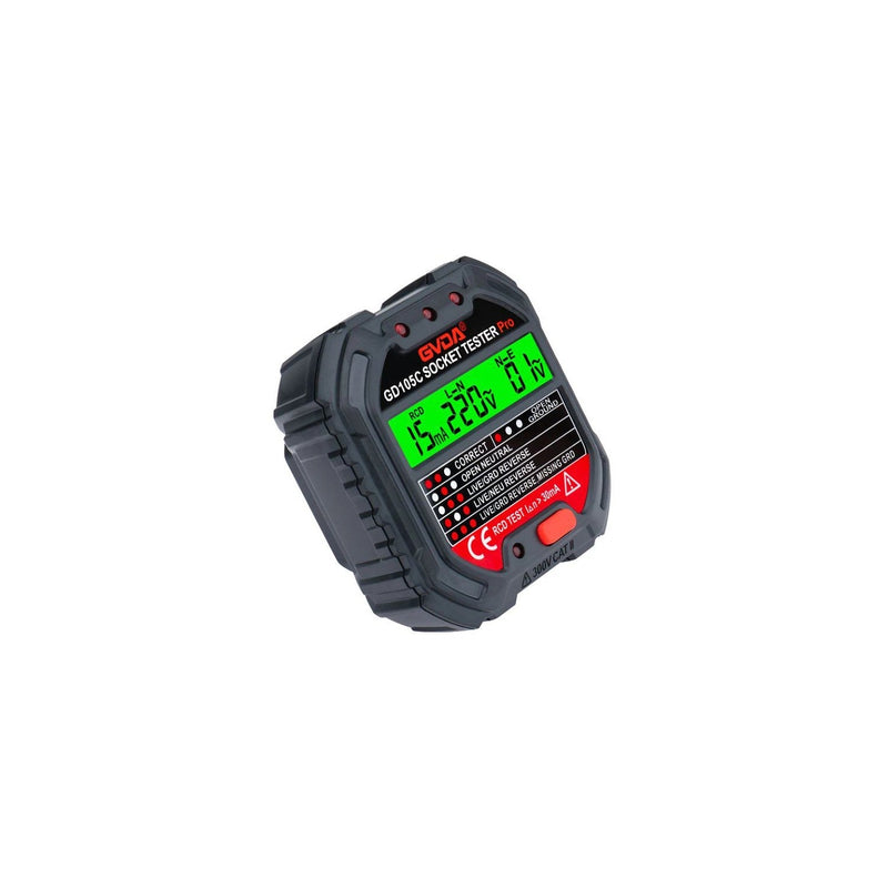 Load image into Gallery viewer, GVDA GD105C Socket Tester UK Plug – Socket Tester (Image 1, ) – GVDA AMPANOVA
