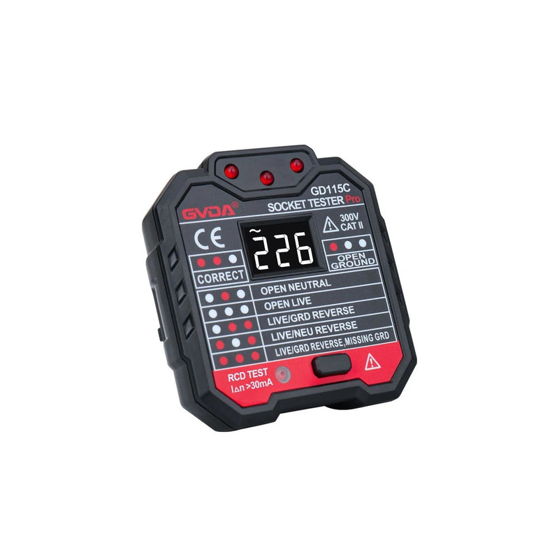 Load image into Gallery viewer, GVDA GD115C Socket Tester UK Plug – Socket Tester (Image 1, ) – GVDA AMPANOVA
