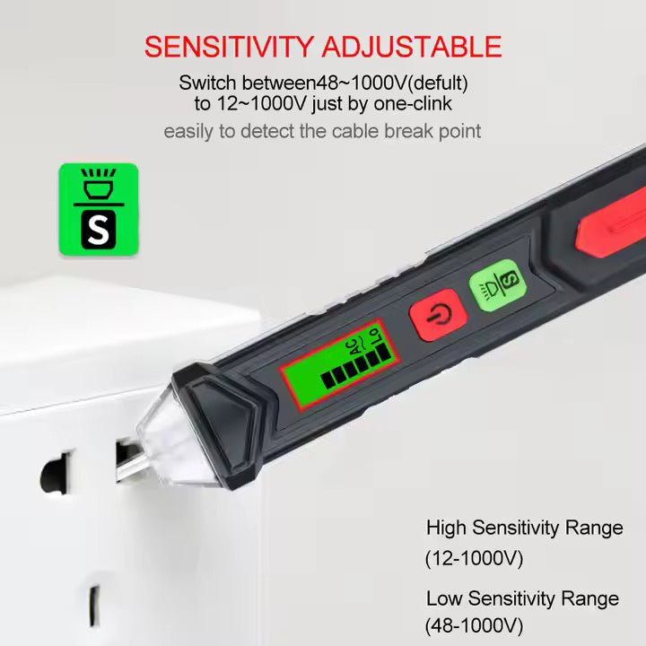 Load image into Gallery viewer, GVDA GD116A Voltage Tester Pen LCD Bargraph – (Image 2, imp) – GVDA AMPANOVA
