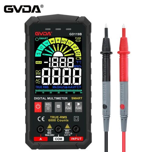 GVDA GD119 Digital Multimeter with Smart Measure – (Image 1, imp) – GVDA AMPANOVA