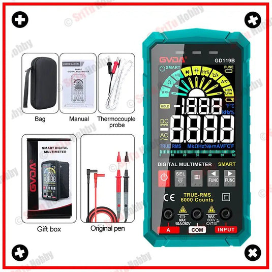 GVDA GD119 Digital Multimeter with Smart Measure – (Image 9, imp) – GVDA AMPANOVA