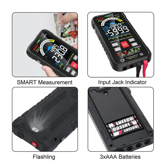 GVDA GD128 Digital Multimeter with Smart Measure and Color LCD – (Image 8, imp) – GVDA AMPANOVA
