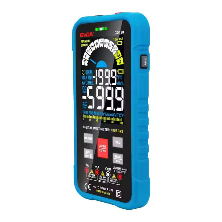 Load image into Gallery viewer, GVDA GD128 Digital Multimeter with Smart Measure and Color LCD – (Image 3, imp) – GVDA AMPANOVA
