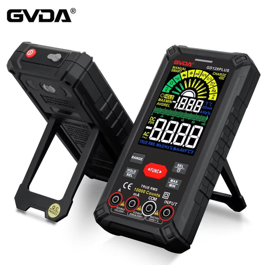 GVDA GD128 Plus Digital Multimeter with Smart Measure and Color LCD Black Plus – (Image 2, imp) – GVDA AMPANOVA