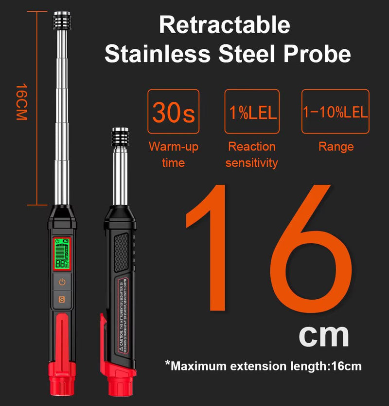 Load image into Gallery viewer, GVDA GD133 Combustible Gas Leakage Detector with Retractable Probe – (Image 6, imp) – GVDA AMPANOVA
