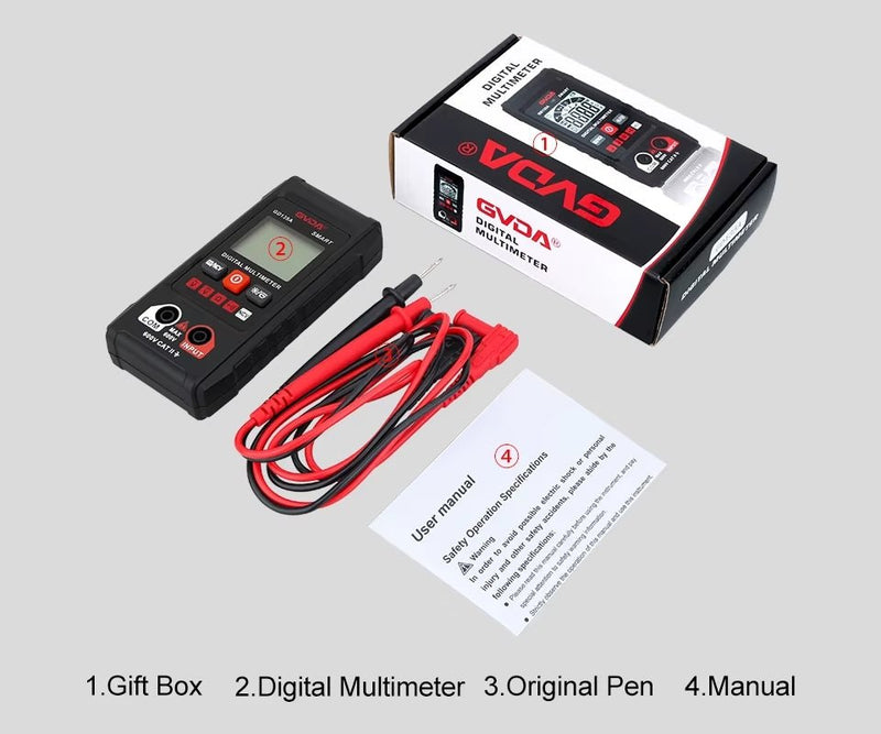 Load image into Gallery viewer, GVDA GD135A Smart Digital Multimeter – (Image 7, imp) – GVDA AMPANOVA
