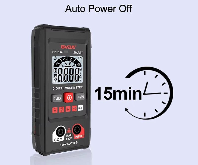 Load image into Gallery viewer, GVDA GD135A Smart Digital Multimeter – (Image 3, imp) – GVDA AMPANOVA
