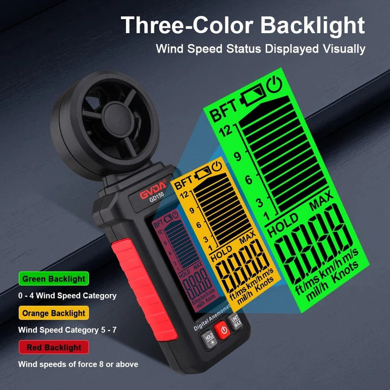 Load image into Gallery viewer, GVDA GD150 Digital Anemometer – Anemometer (Image 5, ) – GVDA AMPANOVA

