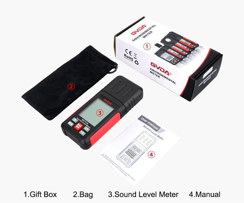 Load image into Gallery viewer, GVDA GD151A, GD151B Sound Level Meters – (Image 9, imp) – GVDA AMPANOVA
