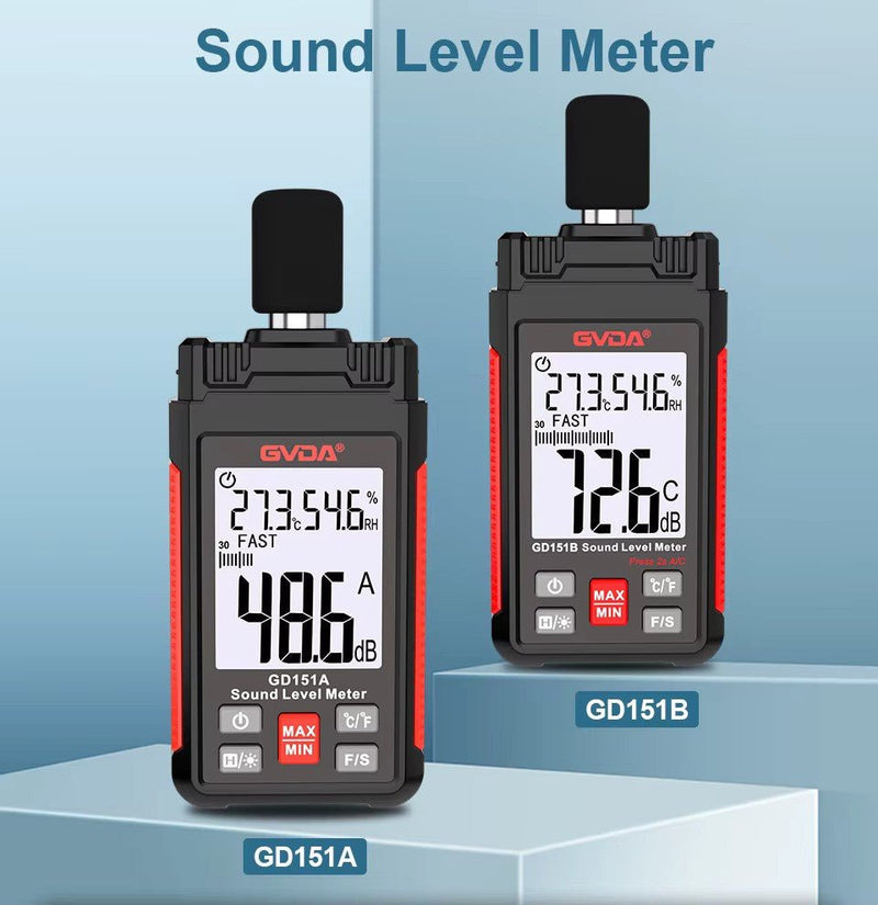 Load image into Gallery viewer, GVDA GD151A, GD151B Sound Level Meters – (Image 4, imp) – GVDA AMPANOVA
