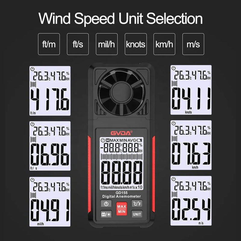 Load image into Gallery viewer, GVDA GD155 Digital Anemometer – (Image 5, imp) – GVDA AMPANOVA
