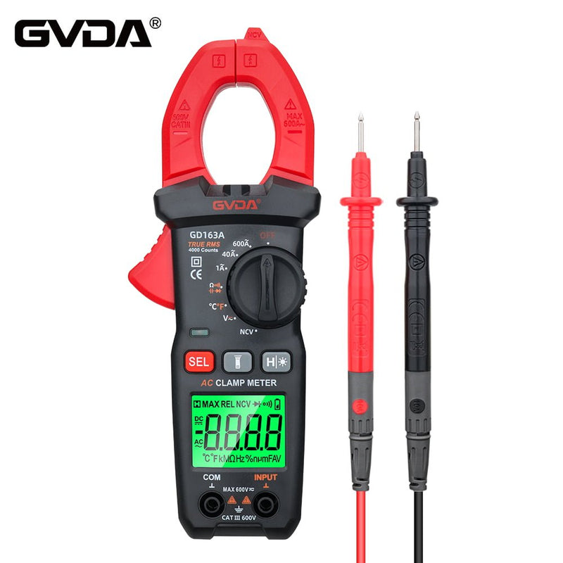 Load image into Gallery viewer, GVDA GD163 Multimeter with Digital Clamp Meter – (Image 2, imp) – GVDA AMPANOVA
