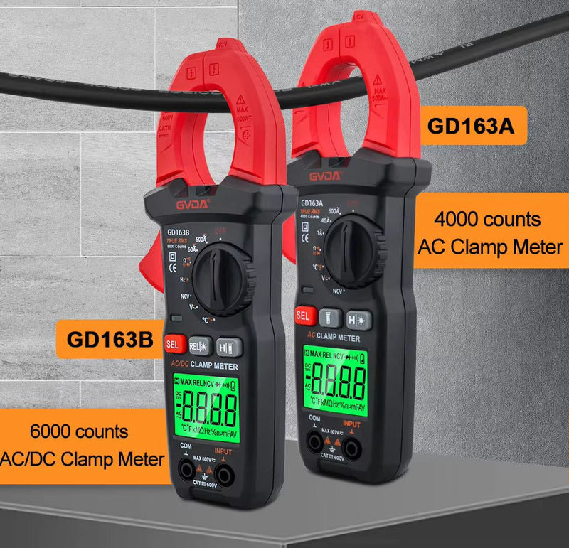 Load image into Gallery viewer, GVDA GD163 Multimeter with Digital Clamp Meter – (Image 5, imp) – GVDA AMPANOVA

