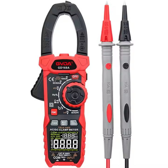 GVDA GD169A Digital Clamp Meter 1000V 1000A VA Color LCD – (Image 1, imp) – GVDA AMPANOVA