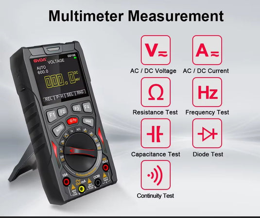 GVDA GD188 3 in 1 Multimeter Combining a Digital Oscilloscope, Signal Generator – (Image 8, imp) – GVDA AMPANOVA