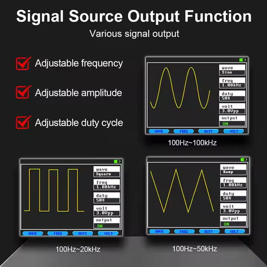 GVDA GD188 3 in 1 Multimeter Combining a Digital Oscilloscope, Signal Generator – (Image 9, imp) – GVDA AMPANOVA