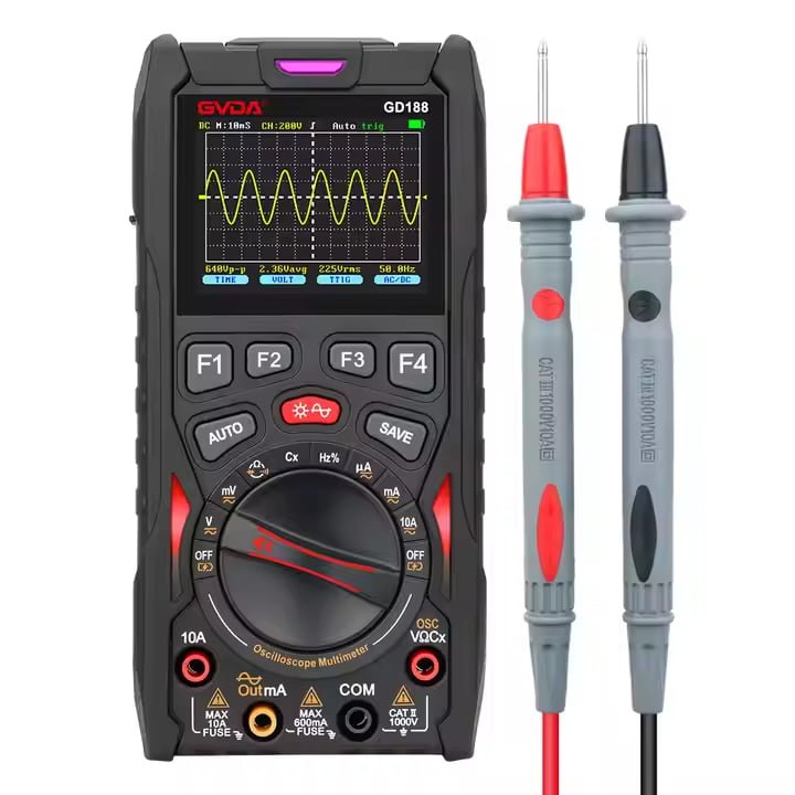 Load image into Gallery viewer, GVDA GD188 3 in 1 Multimeter Combining a Digital Oscilloscope, Signal Generator – (Image 1, imp) – GVDA AMPANOVA
