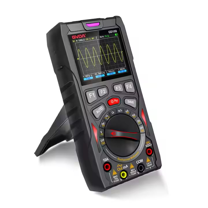 Load image into Gallery viewer, GVDA GD188 3 in 1 Multimeter Combining a Digital Oscilloscope, Signal Generator – (Image 2, imp) – GVDA AMPANOVA
