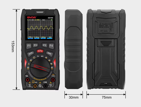 GVDA GD188 3 in 1 Multimeter Combining a Digital Oscilloscope, Signal Generator – (Image 10, imp) – GVDA AMPANOVA