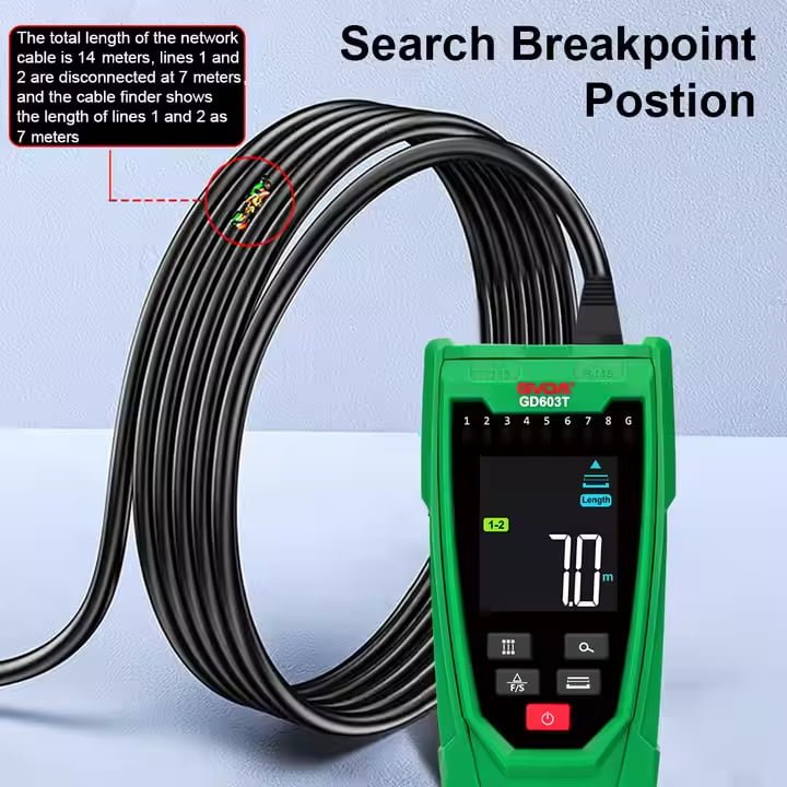 Load image into Gallery viewer, GVDA GD603 Multifunctional Network Cable Tester – (Image 5, imp) – GVDA AMPANOVA
