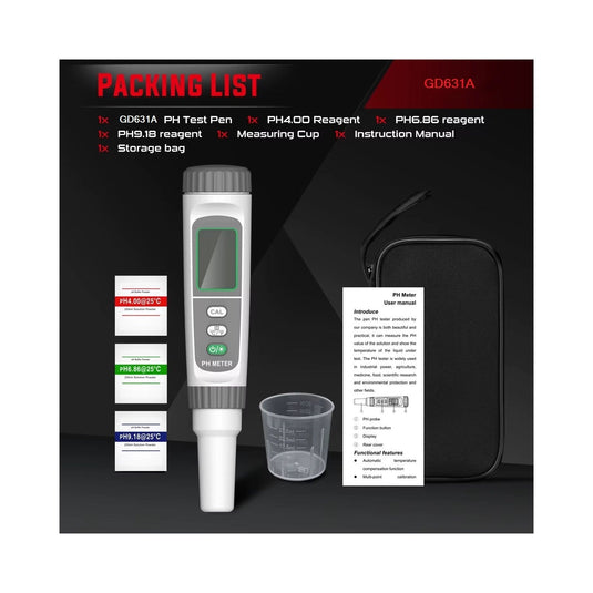 GVDA GD631A PH meter – pH Meter (Image 12, ) – GVDA AMPANOVA