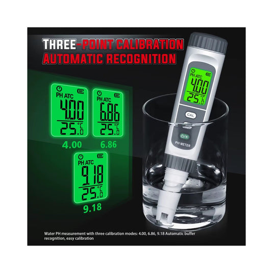 GVDA GD631B PH meter Type C Rechargeable – pH Meter (Image 11, ) – GVDA AMPANOVA