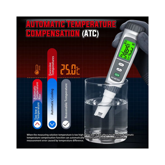 GVDA GD631B PH meter Type C Rechargeable – pH Meter (Image 10, ) – GVDA AMPANOVA