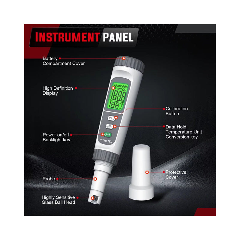 Load image into Gallery viewer, GVDA GD631B PH meter Type C Rechargeable – pH Meter (Image 6, ) – GVDA AMPANOVA
