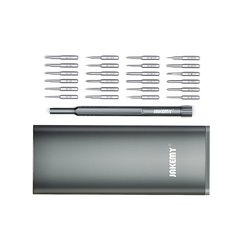 Load image into Gallery viewer, Jakemy JM-8168 Precision Mini Magnetic Screwdriver 25 In 1 Set – Tool Kit (Image 5, screwdriver) – Jakemy AMPANOVA

