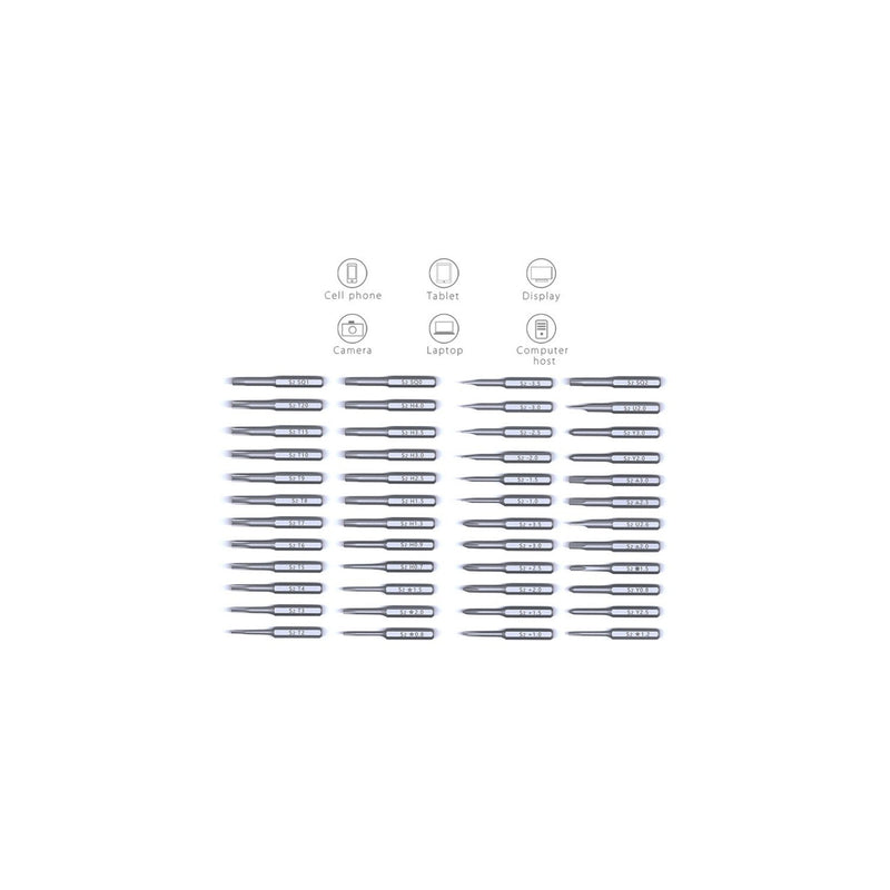 Load image into Gallery viewer, Jakemy JM-8169 Pro Tech Magnetic Precision Screwdriver 49 in 1 Set – Tool Kit (Image 7, screwdriver) – Jakemy AMPANOVA
