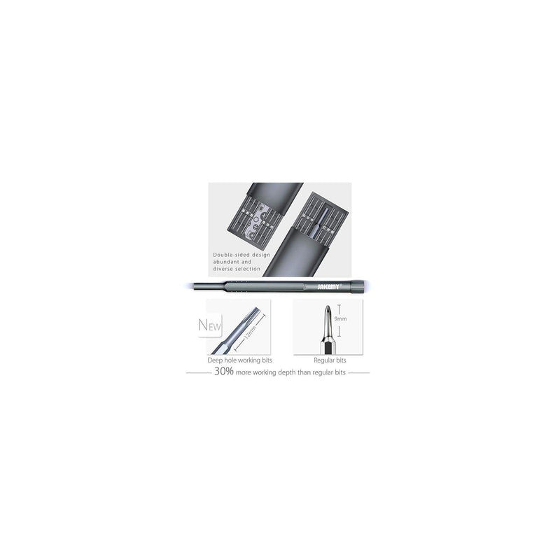 Load image into Gallery viewer, Jakemy JM-8169 Pro Tech Magnetic Precision Screwdriver 49 in 1 Set – Tool Kit (Image 3, screwdriver) – Jakemy AMPANOVA
