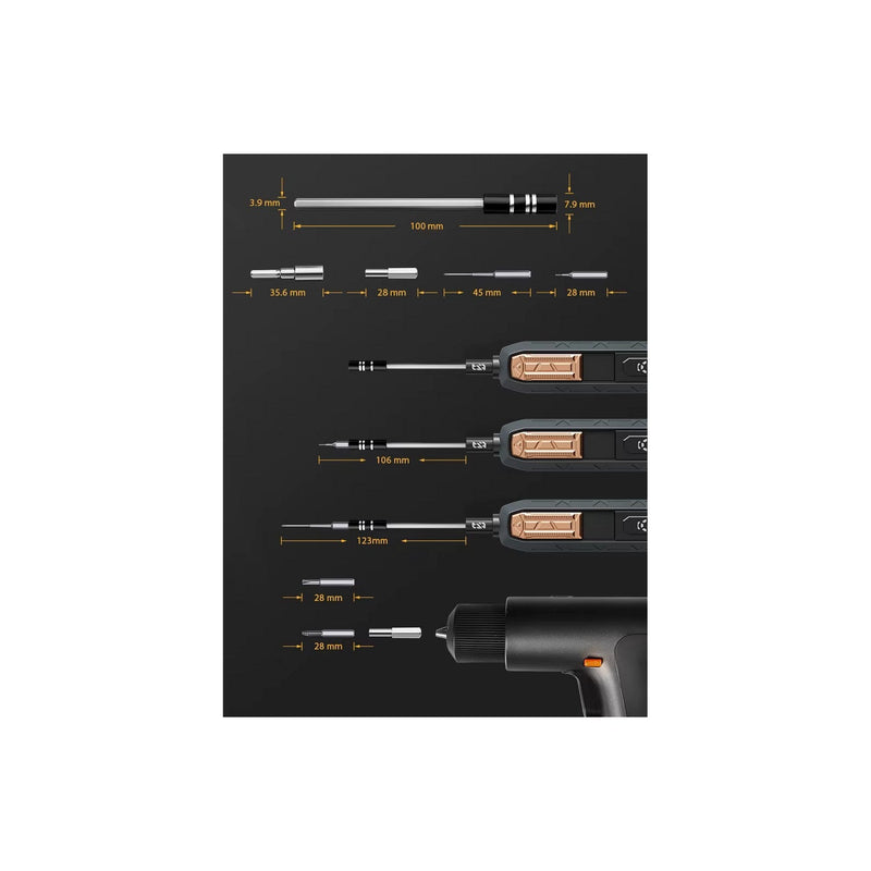 Load image into Gallery viewer, Jakemy JM-8192 Precision Screwdriver Kit 180-in-1 for Electronics Repair – Tool Kit (Image 4, screwdriver) – Jakemy AMPANOVA
