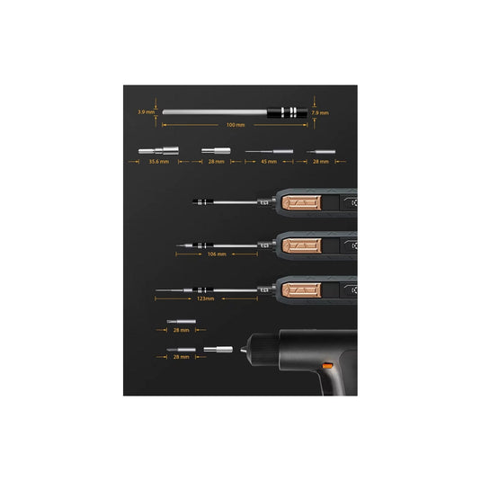Jakemy JM-8192 Precision Screwdriver Kit 180-in-1 for Electronics Repair – Tool Kit (Image 4, screwdriver) – Jakemy AMPANOVA