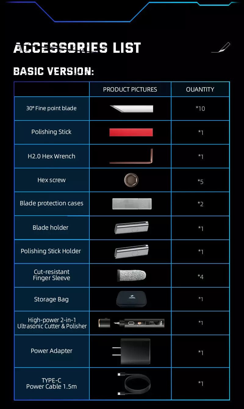 Load image into Gallery viewer, Jakemy JM-Y10 Handheld Ultrasonic Cutter &amp; Polisher – (Image 14, cutter) – Jakemy AMPANOVA
