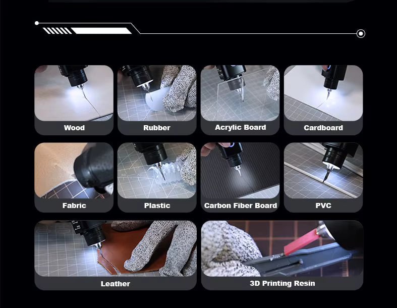 Load image into Gallery viewer, Jakemy JM-Y10 Handheld Ultrasonic Cutter &amp; Polisher – (Image 27, cutter) – Jakemy AMPANOVA
