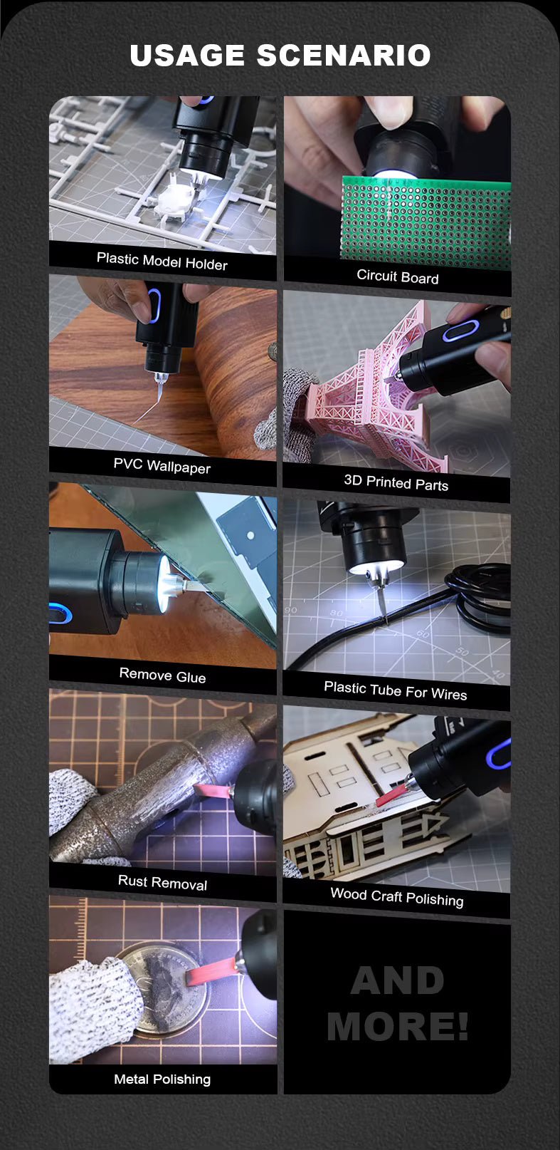 Load image into Gallery viewer, Jakemy JM-Y10 Handheld Ultrasonic Cutter &amp; Polisher – (Image 11, cutter) – Jakemy AMPANOVA
